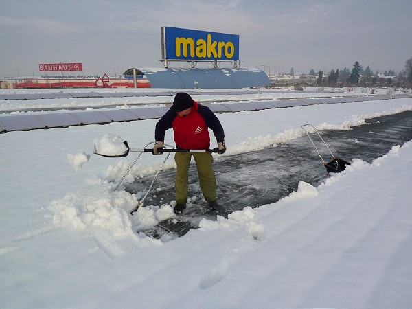 shazování sněhu